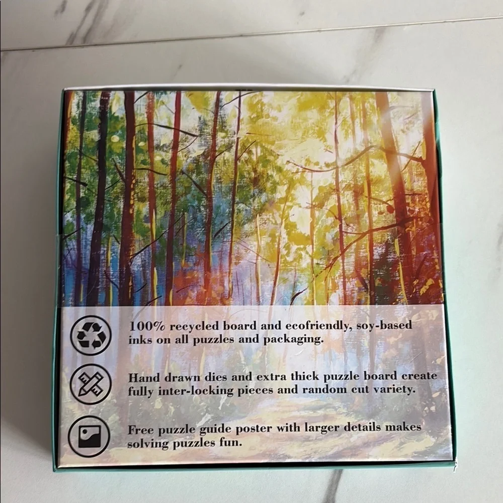 MaxRenard 1000 Piece Jigsaw Puzzle - Gorgeous Forest sealed New no tags - Picture 3 of 3